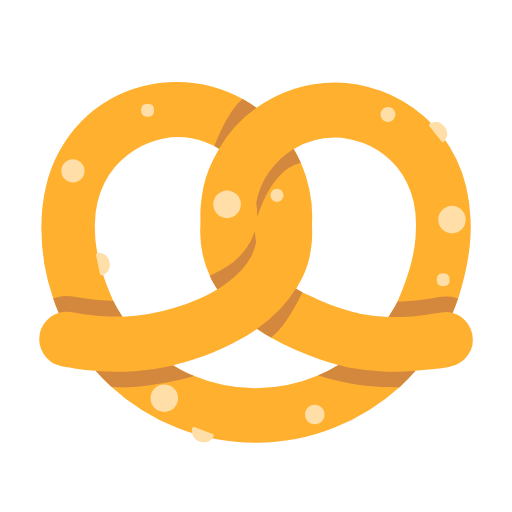 Pretzel as drawn by Microsoft in Windows 11 23H2