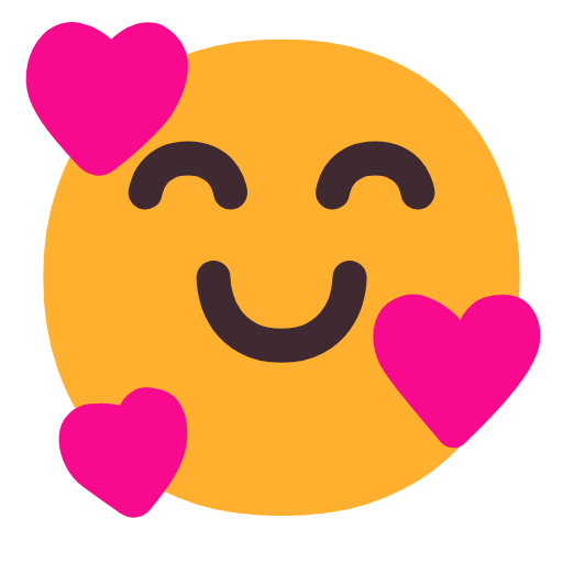 Smiling Face with Hearts, the design in this release