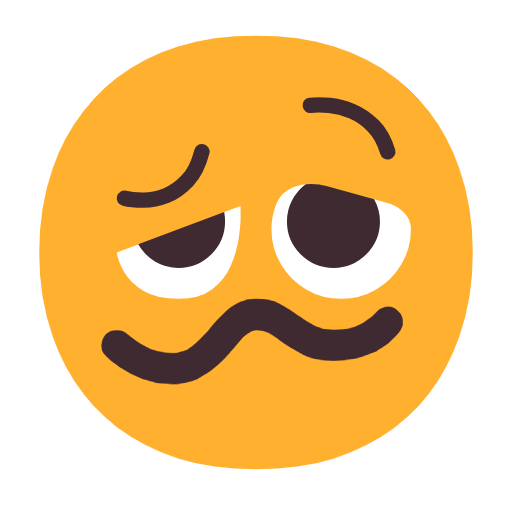 Schwindeliges Gesicht as drawn by Microsoft in Windows 11 23H2