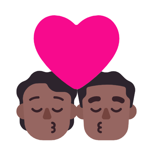 Kiss: Person, Man, Medium-Dark Skin Tone, the design in this release