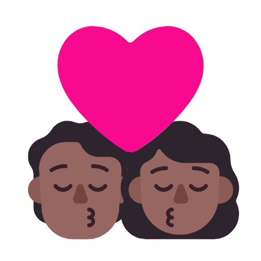 Kiss: Person, Woman, Medium-Dark Skin Tone, the design in this release