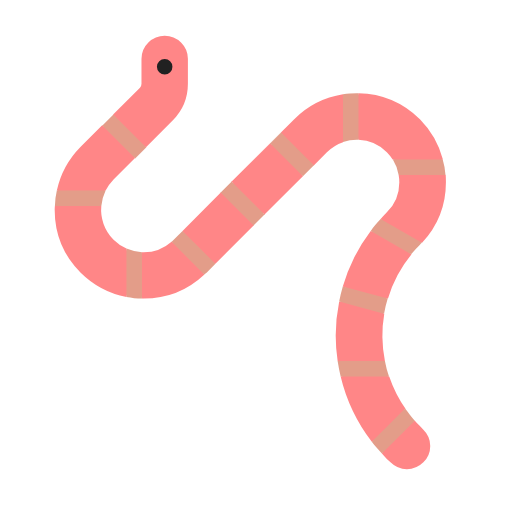 Worm as drawn by Microsoft in Windows 11 23H2