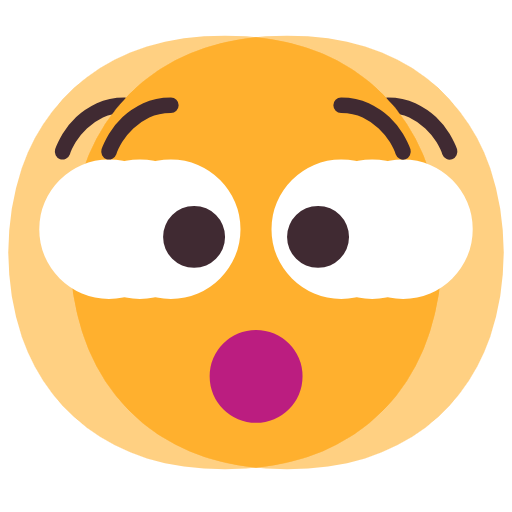 Shaking Face as drawn by Microsoft in Windows 11 23H2