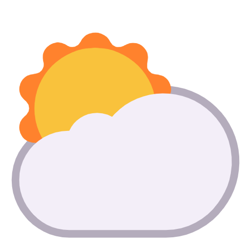 Sonne Hinter Wolke as drawn by Microsoft in Windows 11 23H2