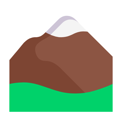 Mountain as drawn by Microsoft in Windows 11 23H2