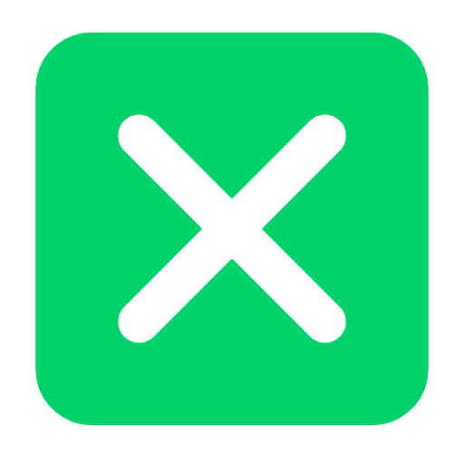 Cross Mark Button as drawn by Microsoft in Windows 11 23H2