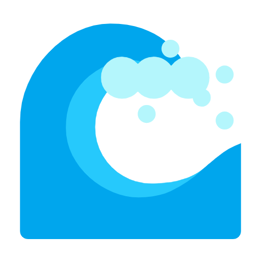 water wave as rendered by Microsoft