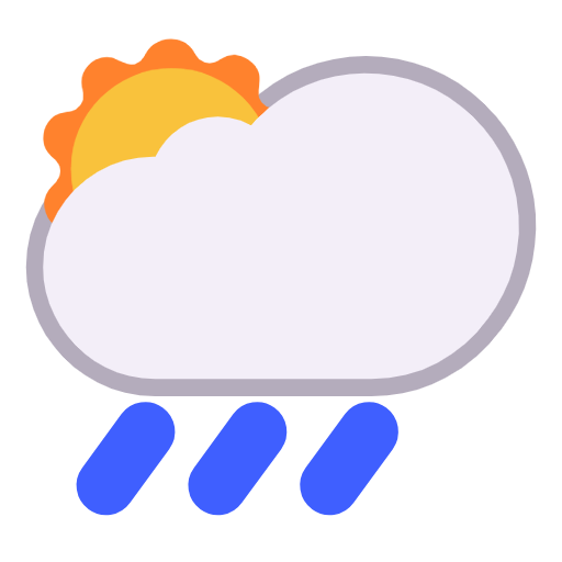 Sun Behind Rain Cloud as drawn by Microsoft in Windows 11 24h2 August 2025 Update