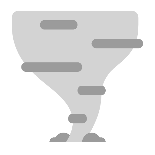 Tornado as drawn by Microsoft in Windows 11 24h2 August 2025 Update