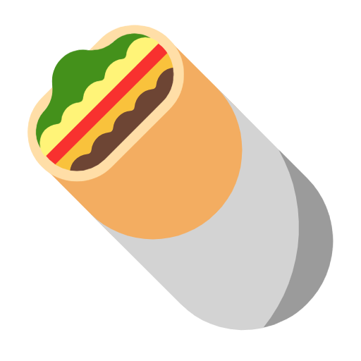 burrito as rendered by Microsoft