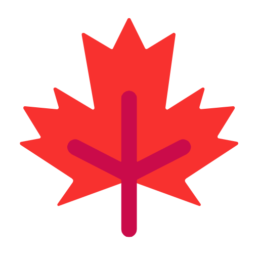 Maple Leaf as drawn by Microsoft in Windows 11 24h2 August 2025 Update