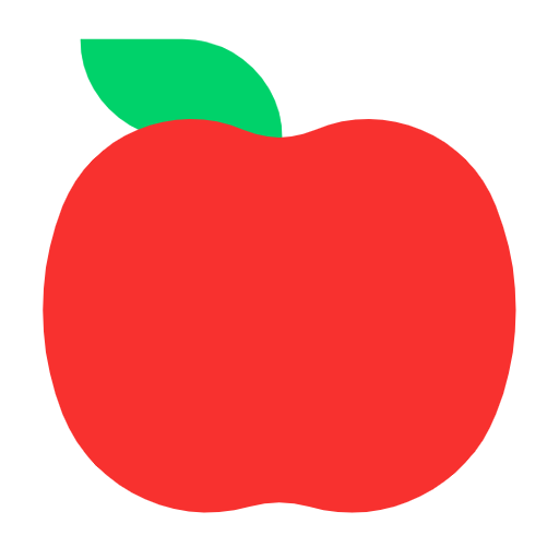 Red Apple as drawn by Microsoft in Windows 11 24h2 August 2025 Update