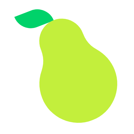Pear as drawn by Microsoft in Windows 11 24h2 August 2025 Update
