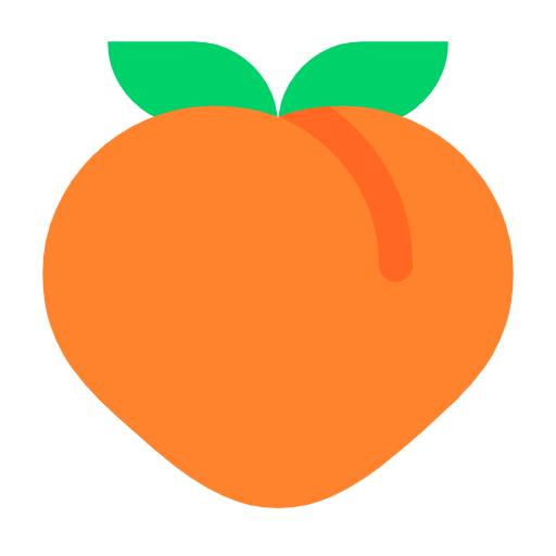 peach as rendered by Microsoft