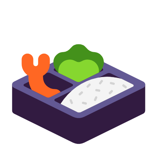 Bento Box as drawn by Microsoft in Windows 11 24h2 August 2025 Update