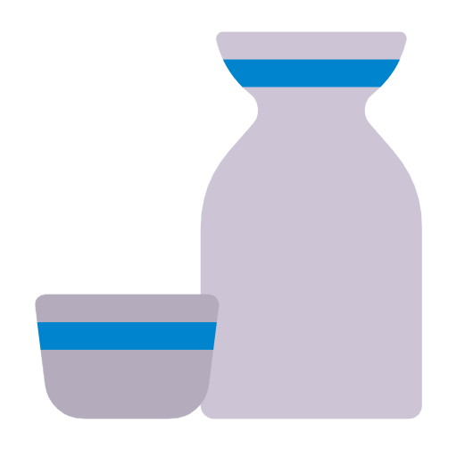 Sake as drawn by Microsoft in Windows 11 24h2 August 2025 Update