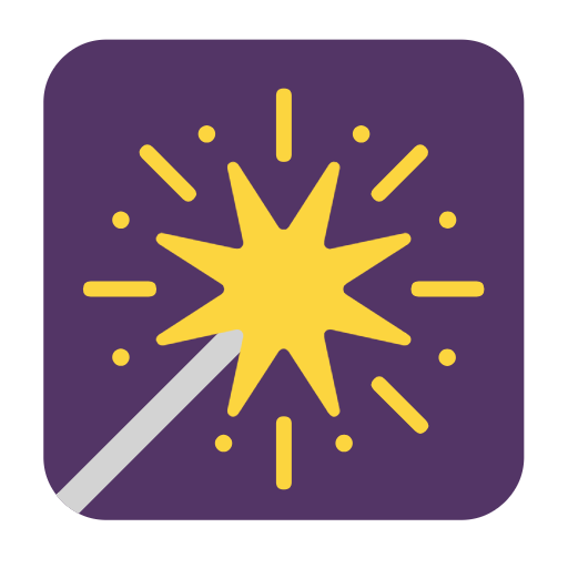 sparkler as rendered by Microsoft