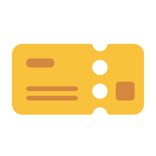 Ticket as rendered by Microsoft