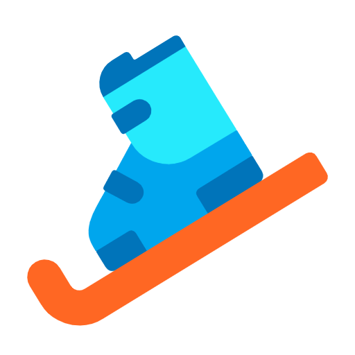 Skis as drawn by Microsoft in Windows 11 24h2 August 2025 Update