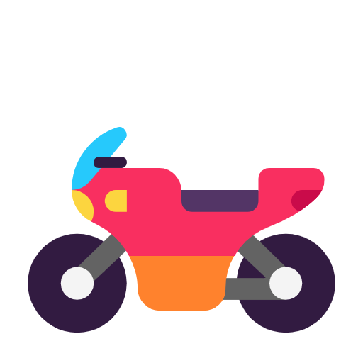 motorcycle as rendered by Microsoft