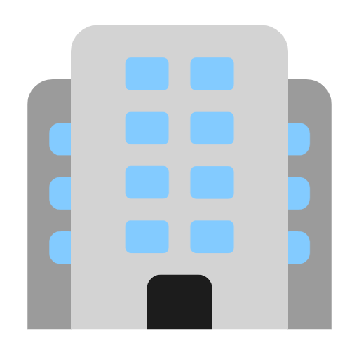 Office Building as drawn by Microsoft in Windows 11 24h2 August 2025 Update
