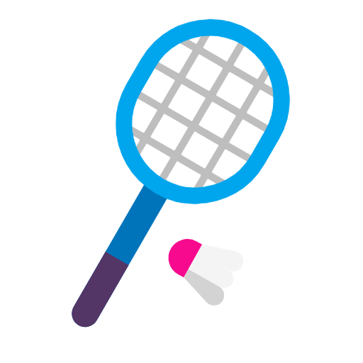 badminton as rendered by Microsoft