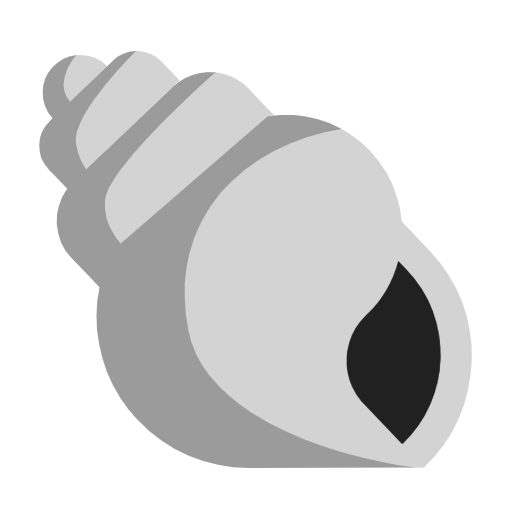 Spiral Shell as drawn by Microsoft in Windows 11 24h2 August 2025 Update