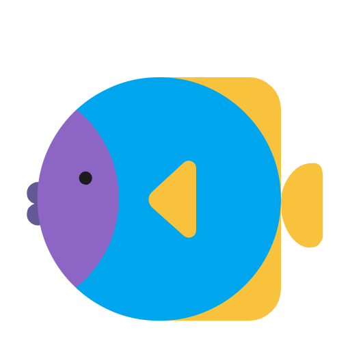 Tropical Fish as drawn by Microsoft in Windows 11 24h2 August 2025 Update