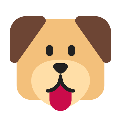 muso di cane as rendered by Microsoft
