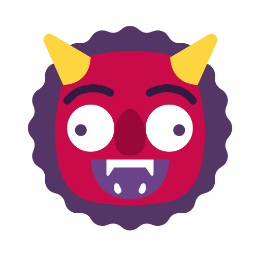 demonio japonés oni as rendered by Microsoft