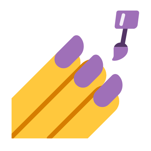 Nail Polish as drawn by Microsoft in Windows 11 24h2 August 2025 Update