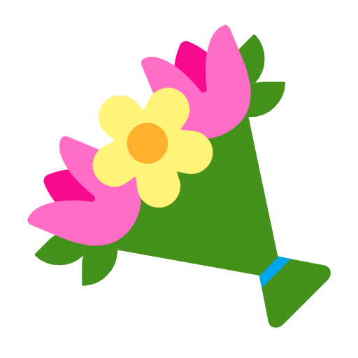 Blumenstrauß as rendered by Microsoft