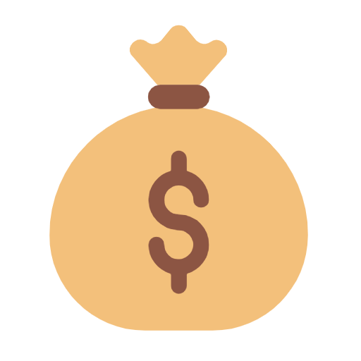 money bag as rendered by Microsoft
