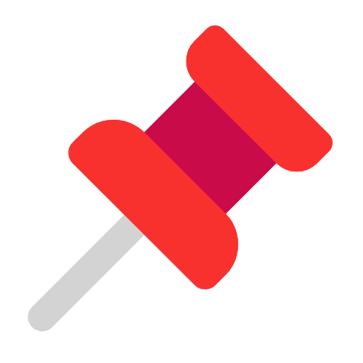Pushpin as drawn by Microsoft in Windows 11 24h2 August 2025 Update