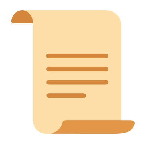 scroll as rendered by Microsoft