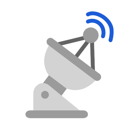 satellite antenna as rendered by Microsoft