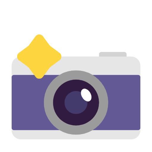 Fotocamera Con Flash as drawn by Microsoft in Windows 11 24h2 August 2025 Update