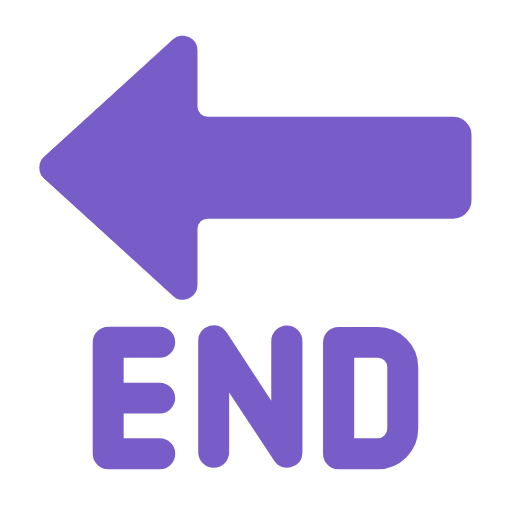 END-Pfeil as rendered by Microsoft