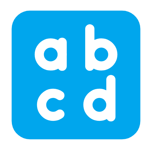 英小文字の入力 as rendered by Microsoft