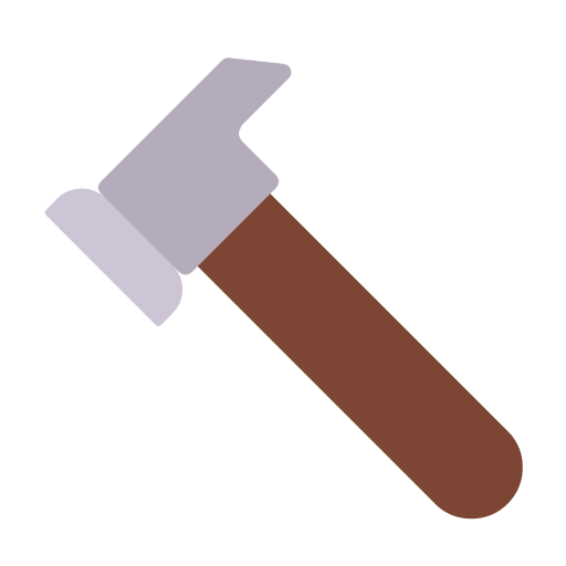 Hammer as drawn by Microsoft in Windows 11 24h2 August 2025 Update