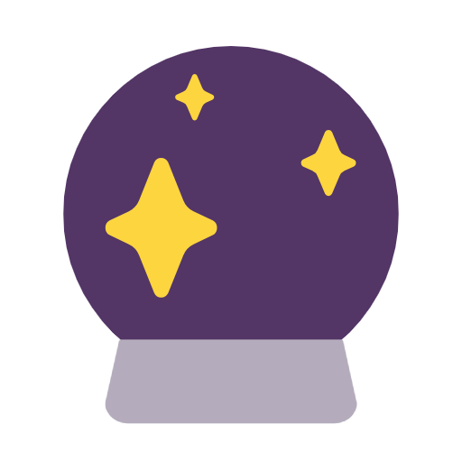 Crystal Ball as drawn by Microsoft in Windows 11 24h2 August 2025 Update