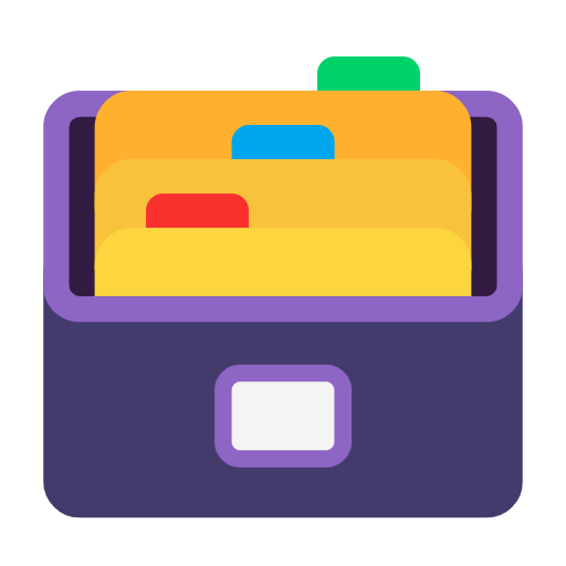 card file box as rendered by Microsoft