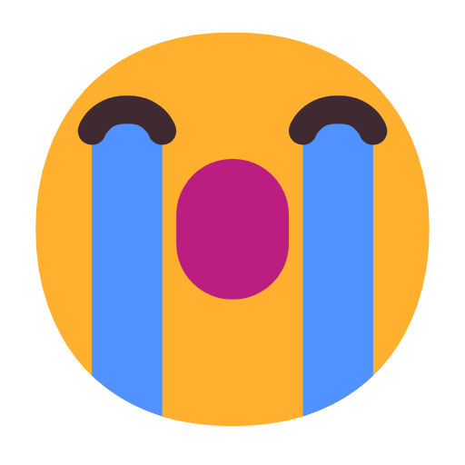 faccina disperata as rendered by Microsoft
