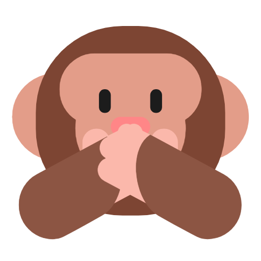 Speak-No-Evil Monkey as drawn by Microsoft in Windows 11 24h2 August 2025 Update