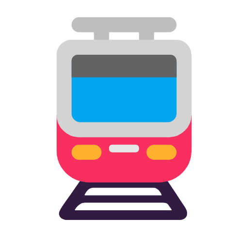 tram as rendered by Microsoft