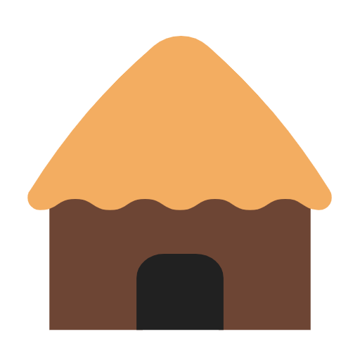 hut as rendered by Microsoft
