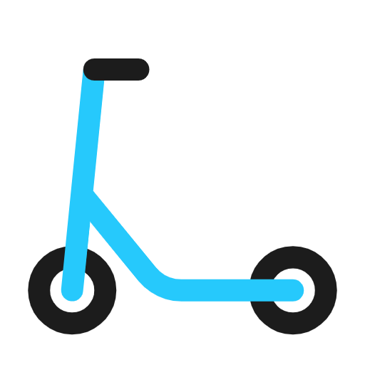 kick scooter as rendered by Microsoft