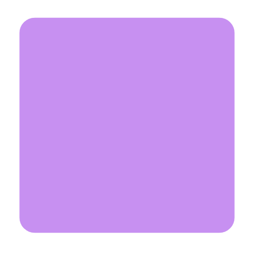 purple square as rendered by Microsoft