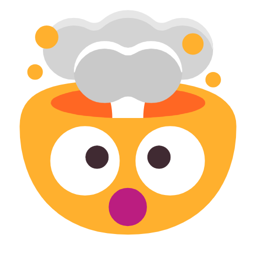 exploding head as rendered by Microsoft