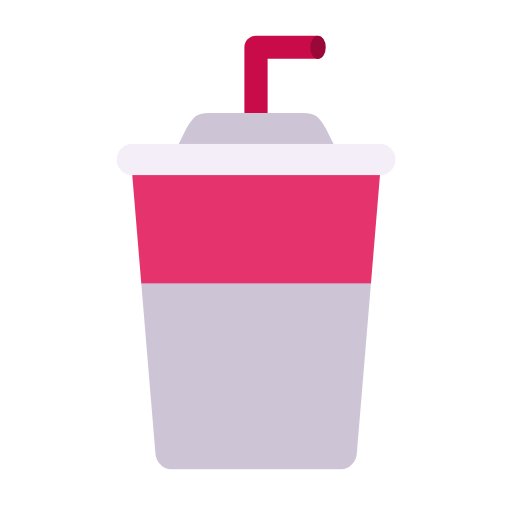 cup with straw as rendered by Microsoft